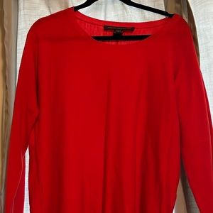 Beautiful red sweater.